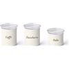 GUZZINI - Set 3 Barattoli Ermetici Impilabili Linea Chef Line