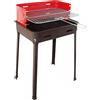 FILCASALINGHI - Barbecue Medium in Acciaio Verniciato con Griglia Regolabile 3 Posizioni - h75x48x35 cm
