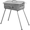 FILCASALINGHI - Barbecue Pic-nic a Carbone con Coperchio - h65x37x27 cm