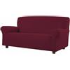 FRATELLI ZAMBETTI - Copridivano 2 posti elasticizzato Easy Bordeaux