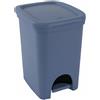 BELLI E FORTI - Pattumiera Colors Line Blu Avion 18 litri - h38,5x26,5x32 cm