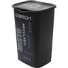 BELLI E FORTI - Pattumiera Recycling Raccolta Differenziata Misto 50 Litri Nero - h53,5x37,5x36 cm
