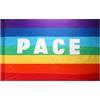 Dereine Bandiera Pace Arcobaleno 90x150cm, Dell'Ucraina, Rainbow Flag per Interno, Esterno, Giardino (A)