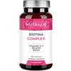 NUTRIEXPERTS SL Nutralie Biotina Complex con Vit D ed E 10000mcg Capelli, Pelle, Unghie 120 Capsule