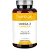 NUTRIEXPERTS SL Nutralie Omega 3 Complex 60 Capsule - Integratore Di EPA E DHA