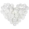 Mesybveo Confezione da 50 rose artificiali in schiuma, bianche, 7 cm, mini fiori artificiali, boccioli di rosa artificiali, rose in schiuma come reali, rose artificiali per matrimonio, San Valentino