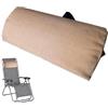 Uoqpty Cuscino Per La Testa Della Sedia A Sdraio - Cuscino Per La Testa Del Lettino Prendisole, Cuscino Di Supporto Per Testa E Collo Per Poltrona Reclinabile, Cuscino Regolabile In Memory Foam Con Cinghia