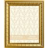 VIOLABBEY Cornice portafoto in oro 20 x 25 cm - Cornice portafoto vintage per parete o decorazione da tavolo, design classico per ufficio e casa, adatta per foto da 8 x 10 pollici.