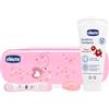 CHICCO (ARTSANA SpA) CHICCO SET DENTALE ROSA CON FLUORO