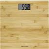 Cecotec Bilancia da Bagno Digitale Surface Precision 9300 Healthy. Piattaforma in bambù (eco-friendly), Schermo LCD, Capacità massima di 180kg, Pronta all'uso, Metro a nastro