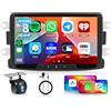 Hodozzy 6G+128G 8-Core Autoradio per Renault Dacia Duster Sandero Logan Dokker 2010-2015 Android Radio Bluetooth GPS, 2 Din 8 Pollici Touchscreen con CarPlay Android Auto Wireless, WiFi Telecamera