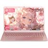 LONGEVINCE 2026 PC Portatile 15,6 Pollici laptop, Notebook Win11 pro,Core i3-6100U Processor, 16GB RAM 256GB SSD, Tastiera Retroilluminata Ultrabook, Impronte Digitale, WiFi, BT5.0 (Oro rosa)
