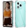 ISOI - Cover per Honor 400 Lite 5G Custodia, con Paraurti Airbag Antiurto Protezione Completa, Case Protettiva in Silicone TPU Ultrasottile e Morbido - Trasparente