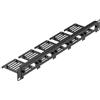 UCTRONICS Supporto rack Raspberry Pi in acciaio al carbonio 19 1U, può contenere fino a 5 schede Raspberry Pi 5/4B/3B+, staffe frontali rimovibili, compatibile con SSD da 2,5
