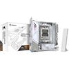 GIGABYTE X870I AORUS PRO ICE Scheda madre - Supporta CPU AMD Ryzen serie 9000, VRM a 8+2+1 fasi, fino a 8400 MHz DDR5 (OC), 1xPCIe 5.0 M.2 + 1xPCIe 4.0 M.2, WI-FI 7, LAN 2,5 GbE, USB 4