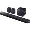Samsung Q-Serie Soundbar HW-Q990H/XC 11.1.4 Canali, Full Surround Subwoofer, Rear Speaker, Wireless Dolby Atmos, DTS XSpaceFit Sound Pro, Q-Symphony, Connessione TV Wireless, 2026