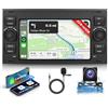 Hodozzy 2GB 64GB Android Autoradio per Ford Transit Fiesta Focus Galaxy Mondeo C-Max S-Max Connect con Wireless Carplay Android Auto, 7 Pollici Touch Screen, GPS, WiFi, Bluetooth, FM/RDS Retromarcia