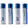 Energy Sistem Charge Pro C AAA - Batterie ricaricabili in appena 1,5 ore con capacità 1110 mWh / 740 mAh e ricarica Type C