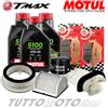 MOTUL - HIFLO - BREMBO Tagliando YAMAHA TMAX 500 2001 2002 2003 Kit Motul 5100 + Filtri Pastiglie T-MAX
