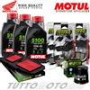 MOTUL / HIFLO Tagliando HONDA XL V Transalp 650 2005 2006 2007 / Kit Olio Motul 5100 10W40