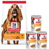 HILL'S Science Plan 7+ Dog Mature Light Medium Chicken 14kg per cani anziani + 3 lattine GRATIS