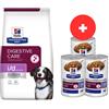 HILL'S Prescription Diet Sensitive Digestive Care i/d Activ Biome uovo e riso 12 kg + 3 scatolette x 360g GRATIS