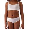 JADEA (6 Pezzi Slip Bimba e Ragazza in Cotone Modal - Comfort, Traspirabilità e Perfetta vestibilità per Quotidiano e Sport (Bianco 13 Anni,14 Anni)