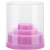 Yinhing Supporto per punte per trapano per unghie, contenitore per organizer per espositori per espositori antipolvere a 48 fori per punte per trapano per unghie, strumenti per manicure(viola)