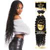 Sensationnel Intrecciatura alla rinfusa Impero - Trecce di capelli umani ondulate d'acqua da 55,9 cm per scatole boho senza nodi o stili di onde sciolte ricci (1B OFFBLACK)