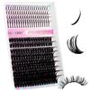 GEMERRY 60D Ciglia Finte Ciuffetti Manga Cluster Lashes Spike Ciglia