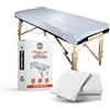 Best Quality PIMPAM FACTORY 100% Guarant PimPam Factory Copri Lettino da Massaggio TNT non Regolabile - 80x200cm - Pack 10 - Lenzuola Monouso non Regolabile - Coprilettino da Massaggio - Copri Lettino Estetista