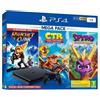 Sony PlayStation 4 Slim 1000GB - Nero + Crash Team Racing + Spyro Reignited Trilogy + Ratchet & Clank - refurbished
