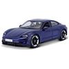 Burago Bburago -18-21098B Porsche Taycan Turbo S in Blu Scala 1/24 (18-21098B), Unisex, Bambini, Colore