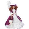 VGEBY Casa delle bambole in porcellana Persone in scala 1:12 Persone in porcellana Donna in miniatura Bambola in ceramica per TRX4M 1/18 RC Crawler Decor