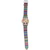 Alomejor Orologio da Polso,Stile Bohémien Multicolore Arcobaleno Cinturino Pelle PU Dorato for Uso Quotidiano Occasioni Speciali Regalo Donna Uomo