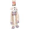 Flamingo Giocattolo Floreo Cane con Zampe Lunghe Beige 20x9,5x44CM