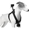 Lazmin112 Montaggio del Cablaggio per Cani per GO Pro, Gilet di Cablaggio per Cani Regolabili, Cassetta per Animali Domestici per Animali Domestici, per le Telecamere di Azione