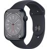 Apple Watch Series 8 Alluminio 45 mm (2022) | GPS + Cellular | Mezzanotte | Cinturino Sport Mezzanotte M/L - premium