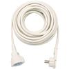 Brennenstuhl, Cavi di prolunga corti con spina piatta angolata 10m H05VV-F3G1,5 bianco