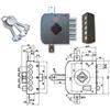 Potent 495/S Serratura Pompa Triplice S/A Sx