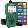 VEHLIVE Strumento di misurazione diagnostico per sistema moto, scanner OBD2 con test di tensione, lettore di codici di errore per moto con test rapido, compatibile con Yamaha, Honda, Kawasaki