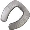 DAWCBVJQ Rialzo Per Sedile Wc Morbido, 40x38x5cm Rialzo Per Sedile Wc Morbido Sedia Rialzata Per W C, PVC Sediles W C Rialzato Per Anziani, Supporto Ergonomico Antiscivolo | Alza Water Con Cuscino