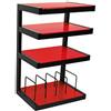 NORSTONE ESSE HI FI VINYL BLACK/RED MOBILE PORTA ELETTRONICHE NUOVO G.UFFICIALE