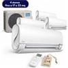 Midea Breezeless+ Quadri Split 8,2 kW - 4 unit… interne per stanze fino a 17 o 23 mq