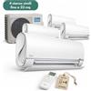 Midea Breezeless+ Quadri Split 10,5 kW - 4 unit… interne per stanze miste 17-23 mq