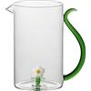 THUN - Caraffa in vetro con margherita - Borosilicato - 1,35 L
