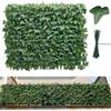 VEVOR Parete Verde Artificiale 63,5 x 320 cm con Foglie di Edera Realistiche, Siepe Artificiale Espandibile per Decorazione e Protezione della Privacy, Ideale per Balcone Giardino Cortile e Terrazzo