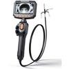 VEVOR Telecamera Endoscopica Articolata con Sonda da 3,9 mm e Luce, Endoscopio Bidirezionale, Schermo IPS HD da 4,3'', Zoom 8x, Cavo Flessibile da 1,5 m Impermeabile IP67, per Settore Auto e Idraulica