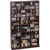 VEVOR Scaffale Porta CD Riviste Libri Giochi 12 Ripiani, Mobile Contenitore Multimediale Libreria per Collezioni Ripiani Regolabile Organizer per Collezionismo Uffcio Soggiorno Salotto Camera da Letto