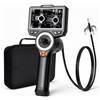 VEVOR Telecamera Endoscopica Articolata con Sonda da 6,2 mm e Luce, Rotazione a 360° in 4 Direzioni, Schermo IPS HD da 4,5'', Zoom 8x, Cavo Flessibile da 1,5 m Impermeabile IP67, per Auto e Idraulica